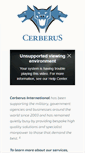 Mobile Screenshot of cerberus-international.com